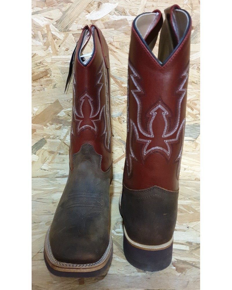 Bottes Justin Classic Homme - Cuir Noir - 11.5 US (10.5 UK) - Bout Rond - Neuves