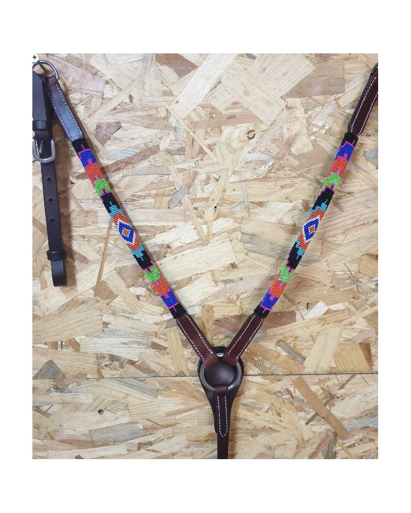 COLLIER DE CHASSE WESTERN AMERICAIN TRAVAIL POOLS LAKOTA WEST COAST H WEST