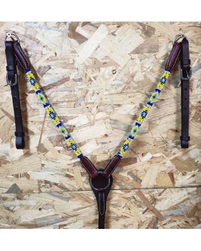 COLLIER DE CHASSE WESTERN AMERICAIN TRAVAIL POOLS LAKOTA WEST COAST H WEST