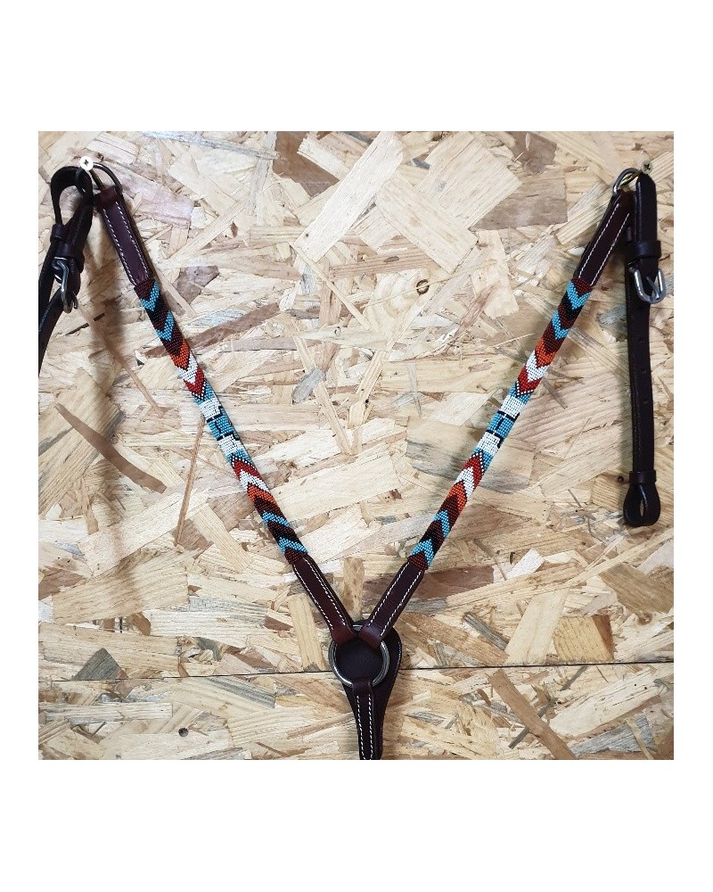 COLLIER DE CHASSE WESTERN AMERICAIN TRAVAIL POOLS LAKOTA WEST COAST H WEST