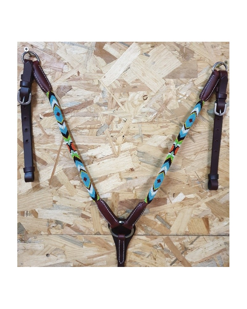 COLLIER DE CHASSE WESTERN AMERICAIN TRAVAIL POOLS LAKOTA WEST COAST H WEST