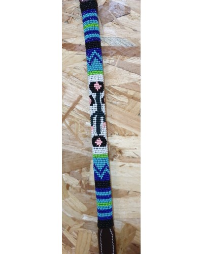 COLLIER DE CHASSE WESTERN AMERICAIN TRAVAIL POOLS LAKOTA WEST COAST H WEST