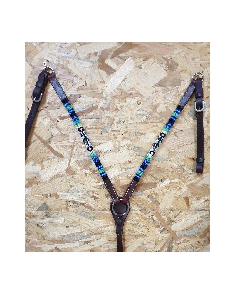 COLLIER DE CHASSE WESTERN AMERICAIN TRAVAIL POOLS LAKOTA WEST COAST H WEST