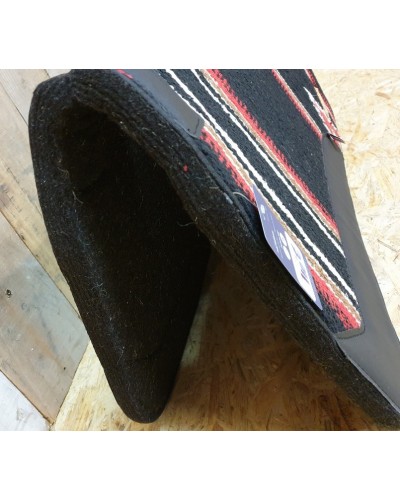 TAPIS WESTERN CHEVAL EQUITATION QUARTER HORSE BURIONI LAINE VIERGE