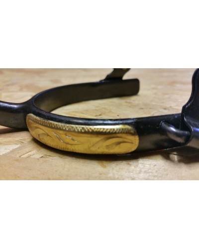 eperon western equitation cheval randonnee pools lanière courroie usa spur straps