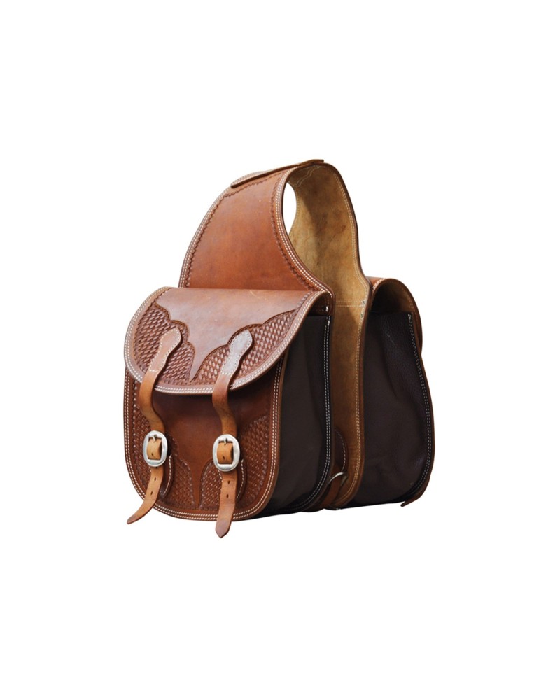 sacoche cuir bagagerie western selle américaine