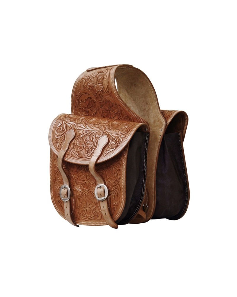 Daarkgreen Sac de selle Western en cuir pour transporter des chevaux