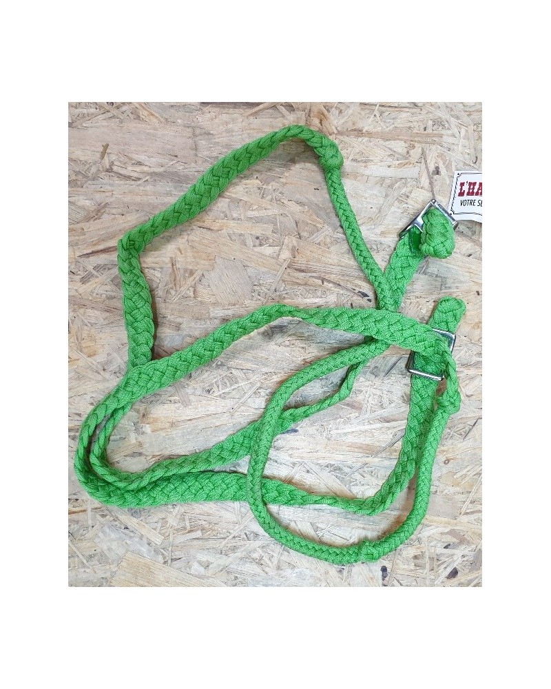 R waves Romal Rênes en cuir brut tressé à la main avec grand bouton
