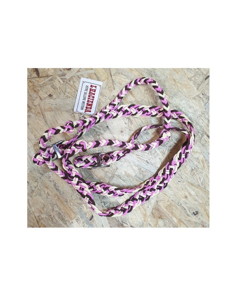 Rênes tressées BARREL BR011