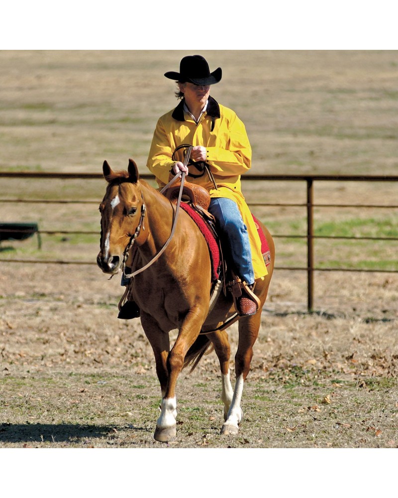 SLICKER IMPERMEABLE ETANCHE WESTERN AMERICAIN DUSTER LEGER LAVABLE