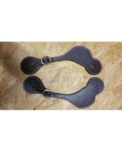 eperon western equitation cheval randonnee pools lanière courroie usa spur straps