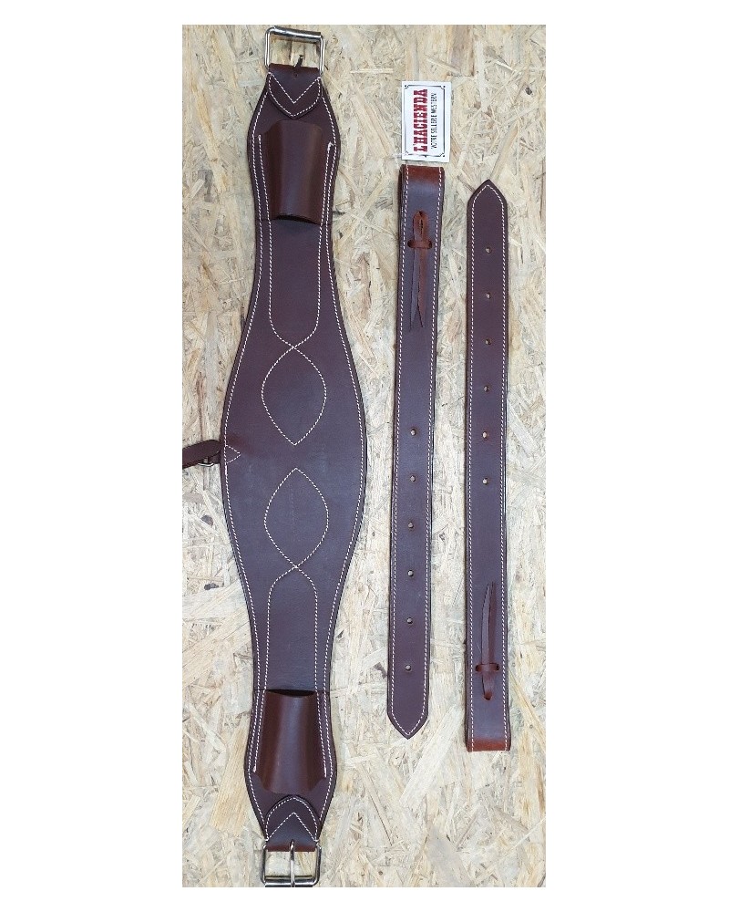 sangle western back cinch pools lakota HWEST SADDLERY arriere complete