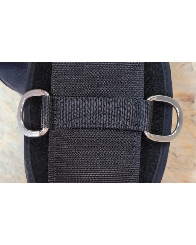 SANGLE WESTERN CHEVAL EQUITATION NEOPRENE MOUTON CUIR AMERICAINE