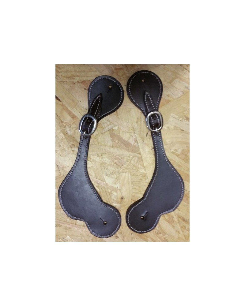 eperon western equitation cheval randonnee pools lanière courroie usa spur straps