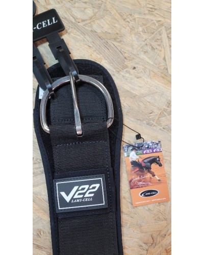 SANGLE WESTERN CHEVAL EQUITATION NEOPRENE MOUTON CUIR AMERICAINE