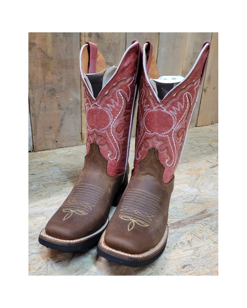 BOTTE TRAVAIL AMERICAINE WESTERN GOODYEAR TRANKAS JUSTIN ARIAT OLD WEST