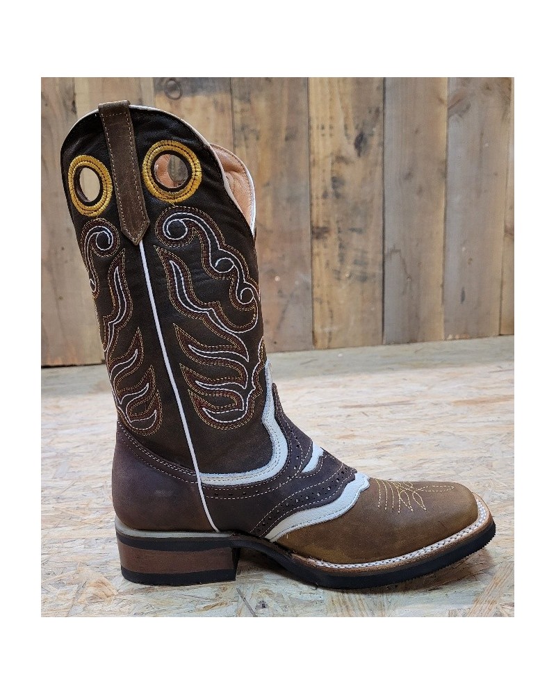 Bottes De Travail Western Justin Pour Femme Taille 6.5 B - Cuir, Imperméables, Occasion En Très Bon état, Couleur Marron