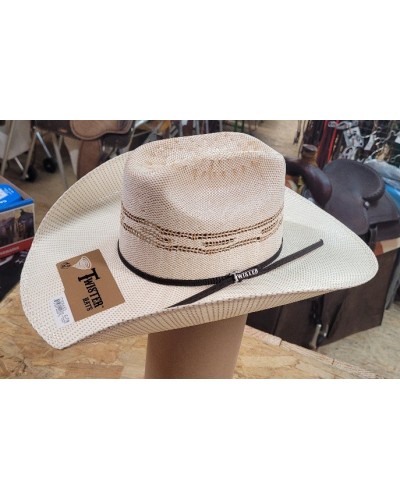 CHAPEAU TOMBSTONE DOUBLE S ARIAT TWISTER SOMHER  WESTERN  QUALITE