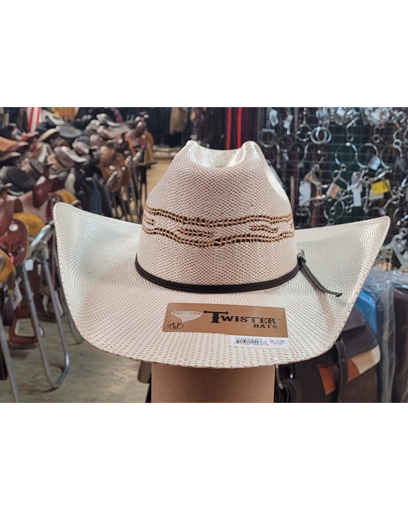 CHAPEAU TOMBSTONE DOUBLE S ARIAT TWISTER SOMHER  WESTERN  QUALITE