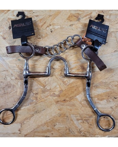 mors correctionnal embouchure western ranch equitation western shank snafle