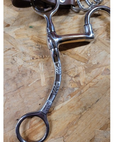 mors correctionnal embouchure western ranch equitation western shank snafle