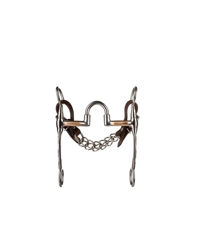 mors correctionnal embouchure western ranch equitation western shank snafle