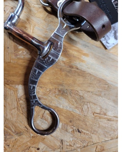 mors correctionnal embouchure western ranch equitation western shank snafle