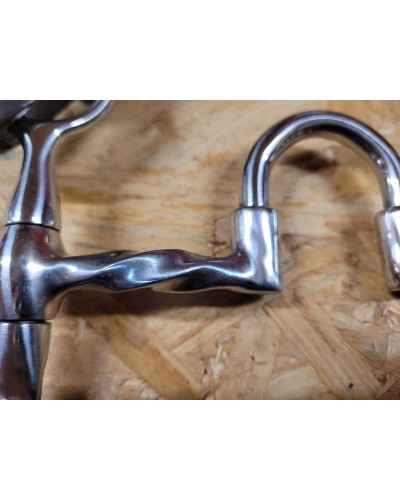 mors correctionnal embouchure western ranch equitation western shank snafle