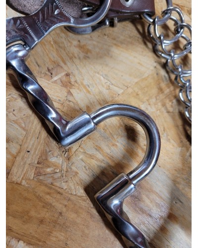 mors correctionnal embouchure western ranch equitation western shank snafle