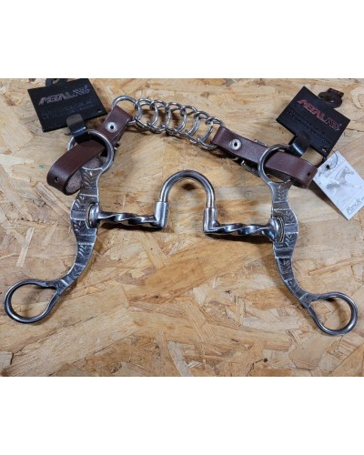 mors correctionnal embouchure western ranch equitation western shank snafle