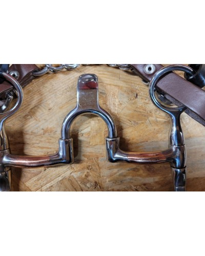 mors correctionnal embouchure western ranch equitation western shank snafle