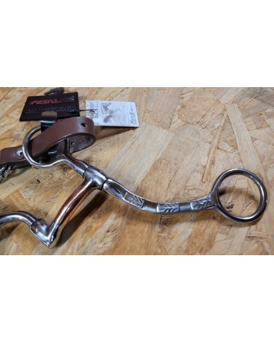 mors correctionnal embouchure western ranch equitation western shank snafle