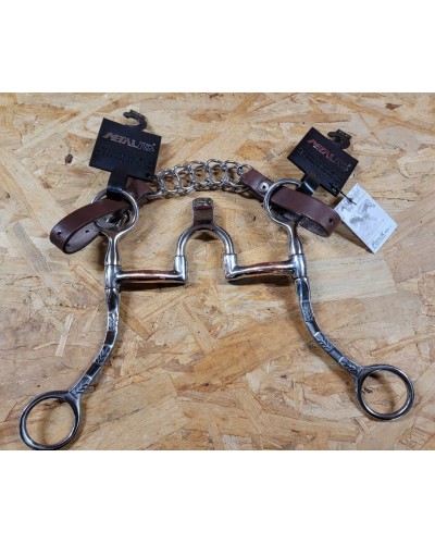 mors correctionnal embouchure western ranch equitation western shank snafle