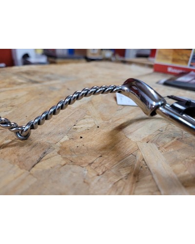 mors correctionnal embouchure western ranch equitation western shank snafle