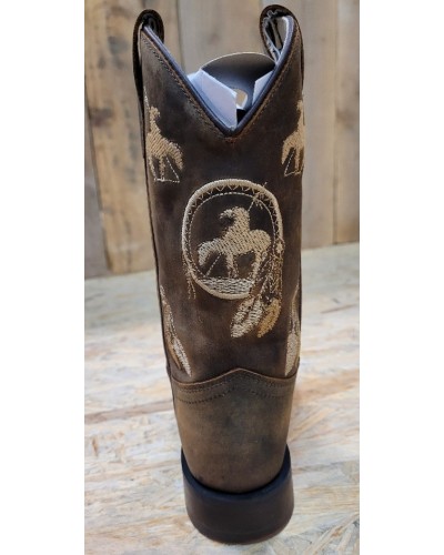 BOTTE TRAVAIL OLD WEST EQUITATION WESTERN ENFANT HOMME FEMME
