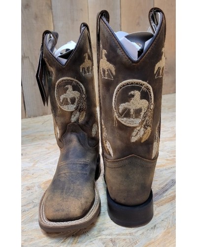 BOTTE TRAVAIL OLD WEST EQUITATION WESTERN ENFANT HOMME FEMME