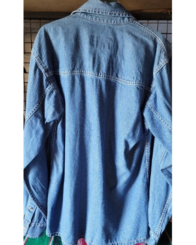 CHEMISE WESTERN AMERICAINE WRANGLER JACK DANIELS STARS AND STRIPES