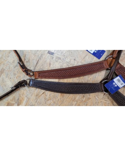 COLLIER DE CHASSE WESTERN AMERICAIN TRAVAIL POOLS LAKOTA WEST COAST H WEST