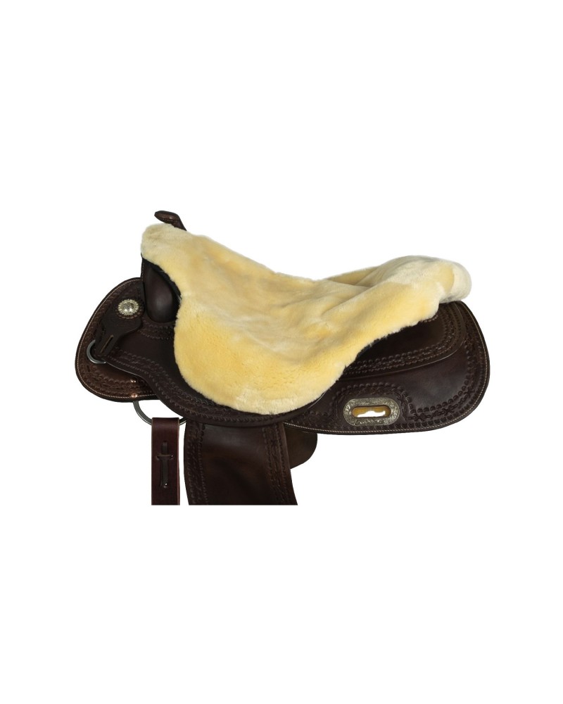 ETRIER WESTERN CHEVAL EQUITATION BOIS CUIR REWHIDE ALU SELLE AMERICAINE