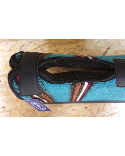 TAPIS WESTERN CHEVAL EQUITATION QUARTER HORSE BURIONI LAINE VIERGE