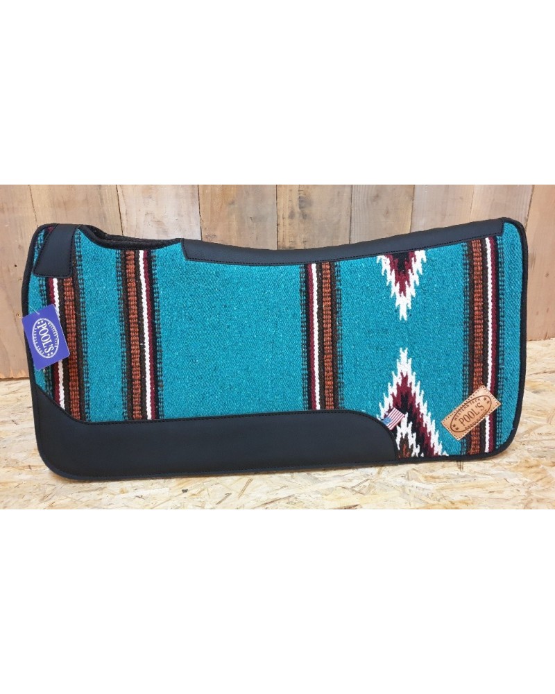 Tapis De Selle Western Silver Horse PRO-Pad Basic - 88x88cm, Doux, Antidérapant, Protection Dos Cheval