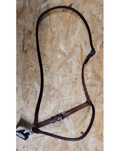 muserole cuir nose band équitation western travail