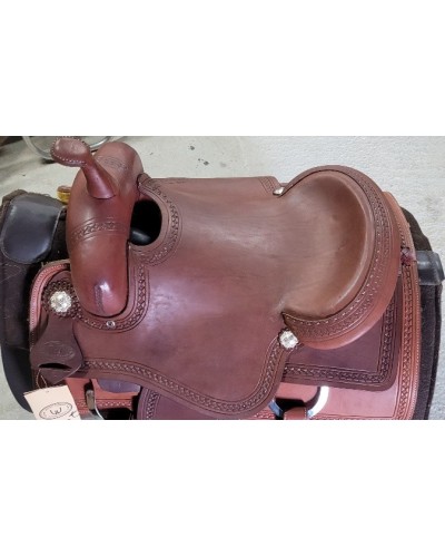 selle équitation western  barrel compétition west coast