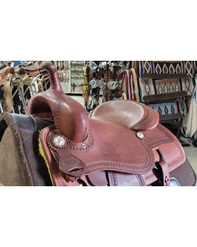 selle équitation western  barrel compétition west coast