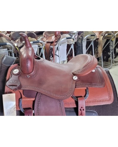 selle équitation western  barrel compétition west coast