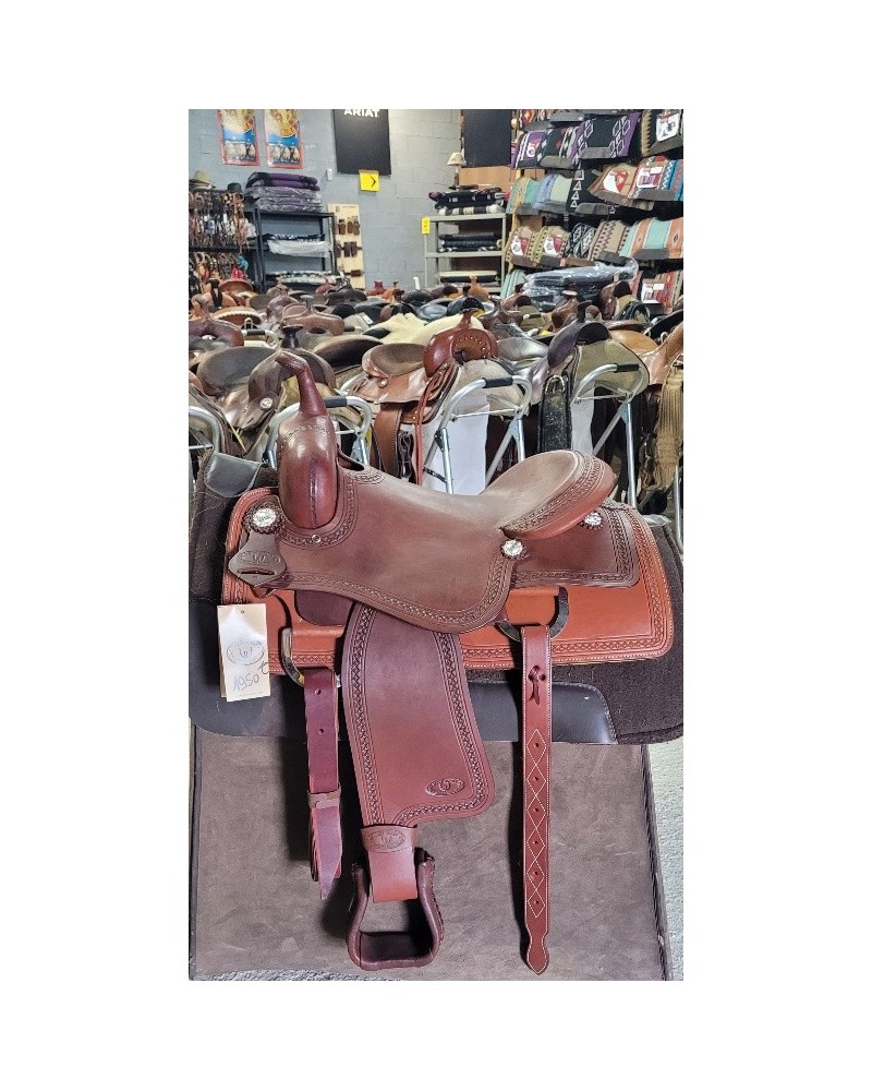 selle équitation western  barrel compétition west coast