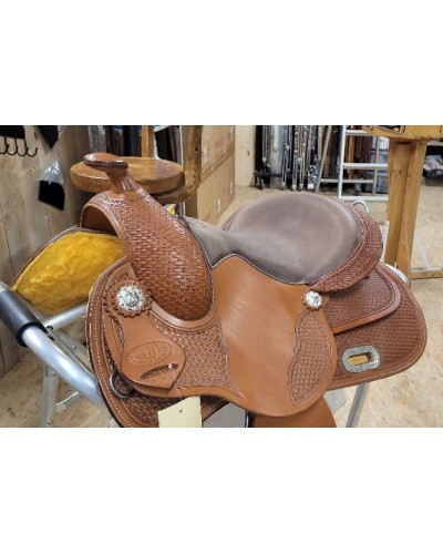 selle équitation western  barrel compétition west coast