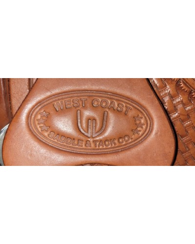 selle équitation western  barrel compétition west coast