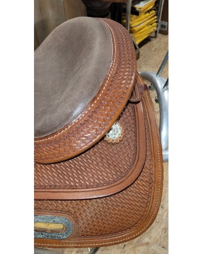selle équitation western  barrel compétition west coast