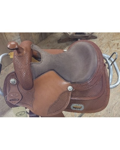 selle équitation western  barrel compétition west coast
